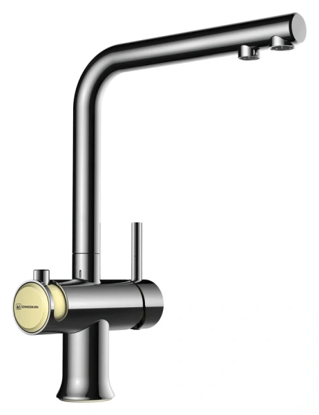 Смеситель для кухни Omoikiri Hotaru-C-BE хром/ваниль 4994052 Hanex