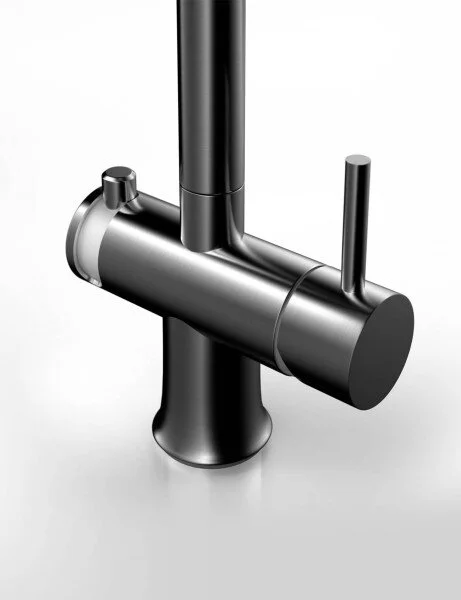 Смеситель для кухни Omoikiri Hotaru-GM-WH вороненая сталь/белый 4994053 Hanex