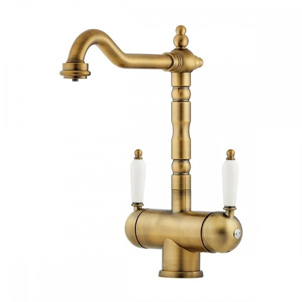 Смеситель для кухни Omoikiri Amagasaki-АB античная латунь 4994292 Hanex