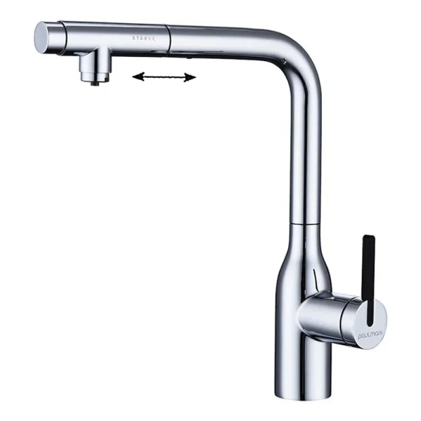 Смеситель для кухни Paulmark Viper Vi213105 с подключением к фильтру Hanex