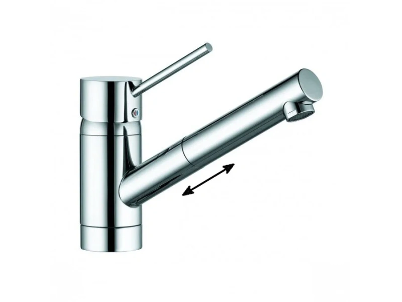 Смеситель для кухни Kludi Scope с выдвижным изливом 339310575 Hanex