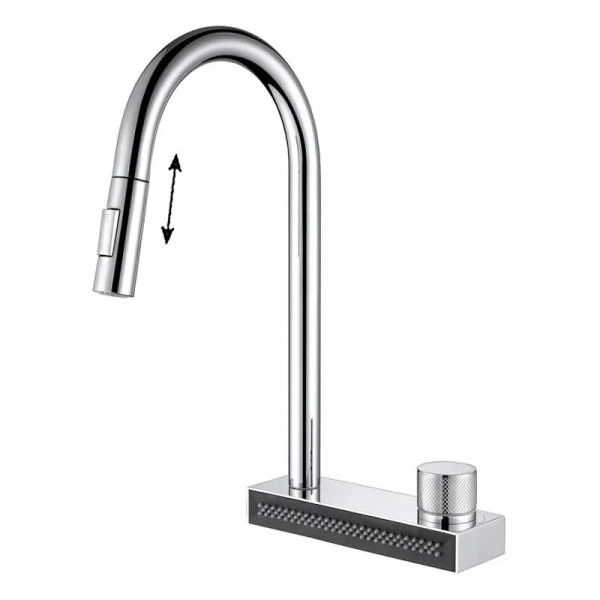 Смеситель для кухни Abber Wasser Kreis AF8114 с выдвижной лейкой Hanex