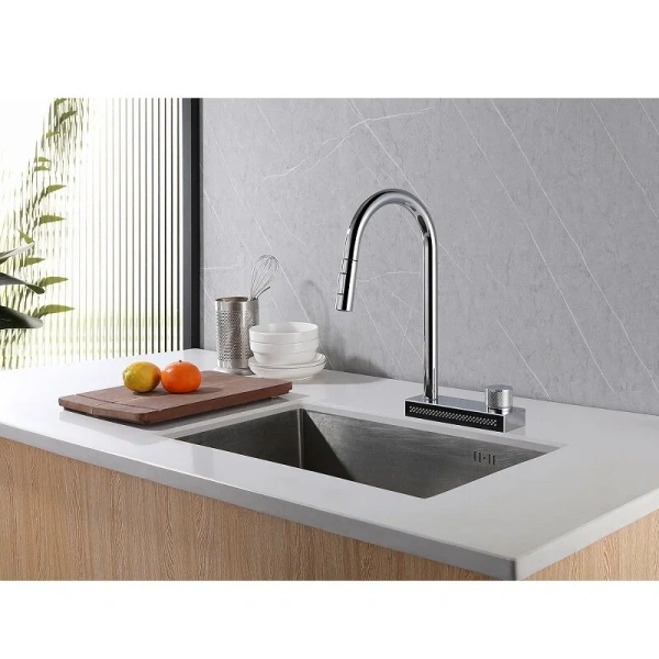 Смеситель для кухни Abber Wasser Kreis AF8114 с выдвижной лейкой Hanex