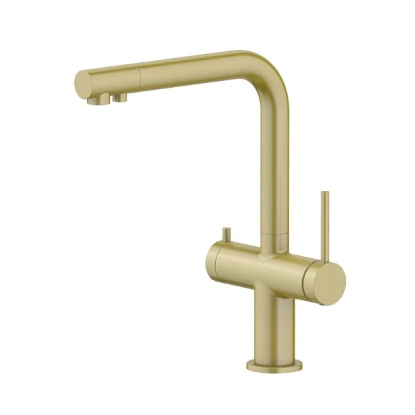 Смеситель для питьевой воды Акватек Европа золото шлифованное AQ1385BG Hanex