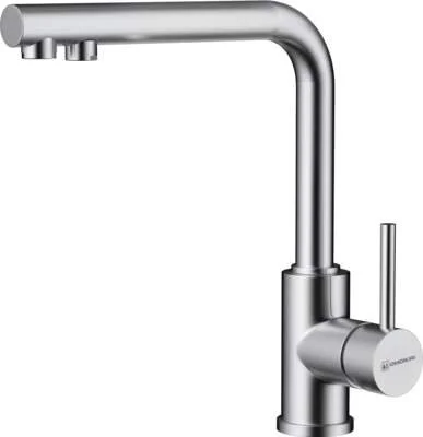 Смеситель для кухни Omoikiri Nakagawa 2 Plus-BN нержавеющая сталь 4994342 Hanex