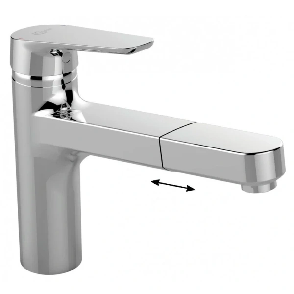 Смеситель для кухни Ideal Standard Ceraplan III с выдвижным изливом B0956AA Hanex