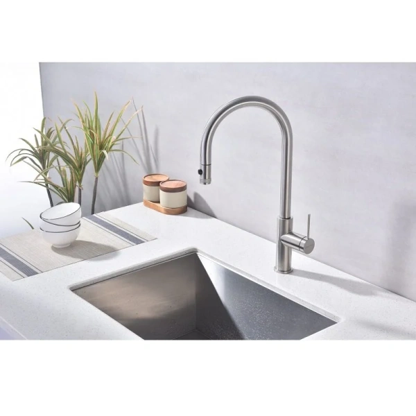 Смеситель для питьевой воды Paulmark Galant нержавеющая сталь Ga213077-BS Hanex