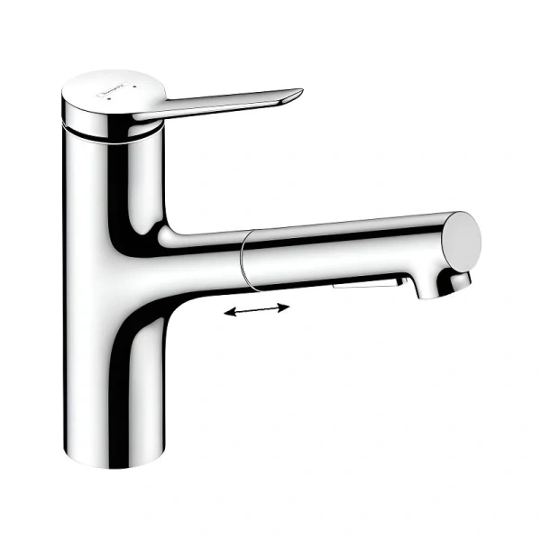 Смеситель для кухни Hansgrohe Zesis M33 74800 с выдвижным изливом Hanex