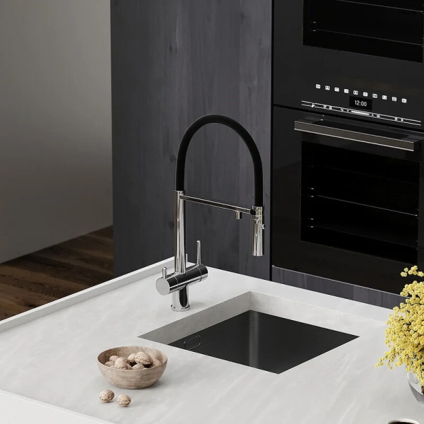 Смеситель для питьевой воды Sancos Imola хром/черный SC4010CH Hanex