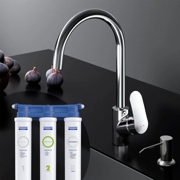 Смеситель для кухни Am.Pm Like F8007T с каналом для питьевой воды Hanex