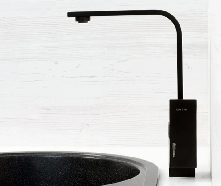 Смеситель для кухни WasserKRAFT Abens черный матовый 2007 Hanex