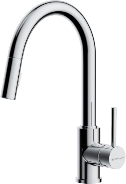 Смеситель для кухни Omoikiri Shinagawa-SB 499445 c выдвижным изливом Hanex