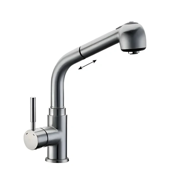 Смеситель для кухни WasserKRAFT Wern матовый хром 4266