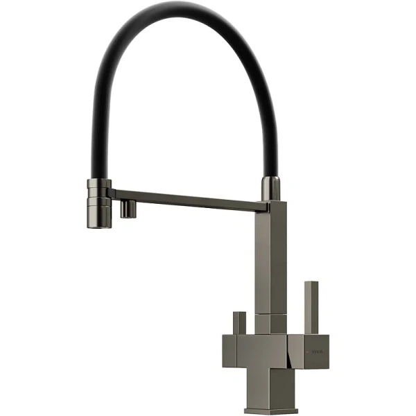 Смеситель для кухни Sancos Moro вороненая сталь SC4006GG