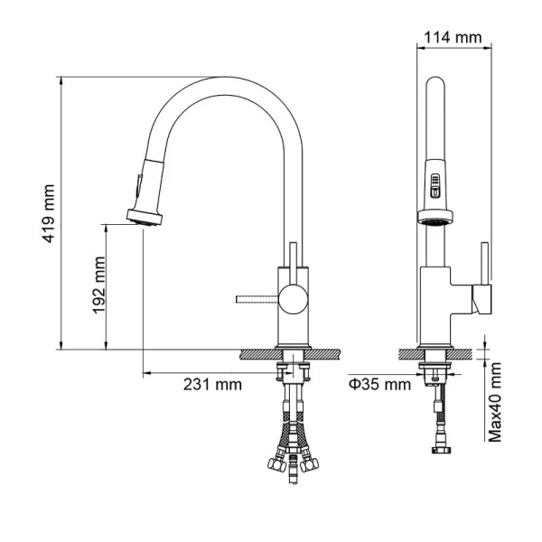 Смеситель для кухни Timo Saona 2316