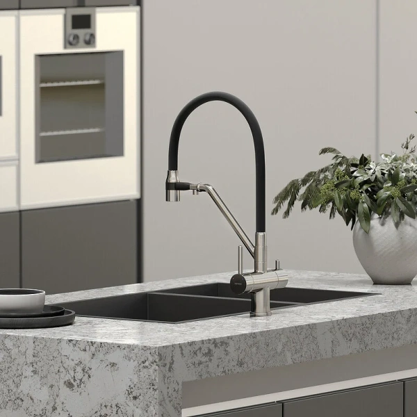 Смеситель для кухни Sancos Dora никель SC4003BN