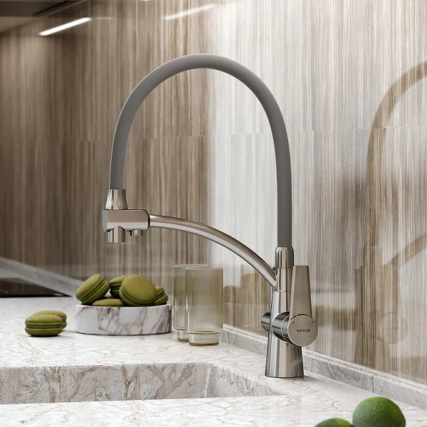 Смеситель для кухни Sancos Eri никель SC4001BN