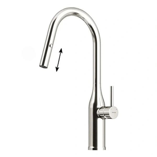 Смеситель для кухни Sancos Grand нержавеющая сталь SC4002BNG