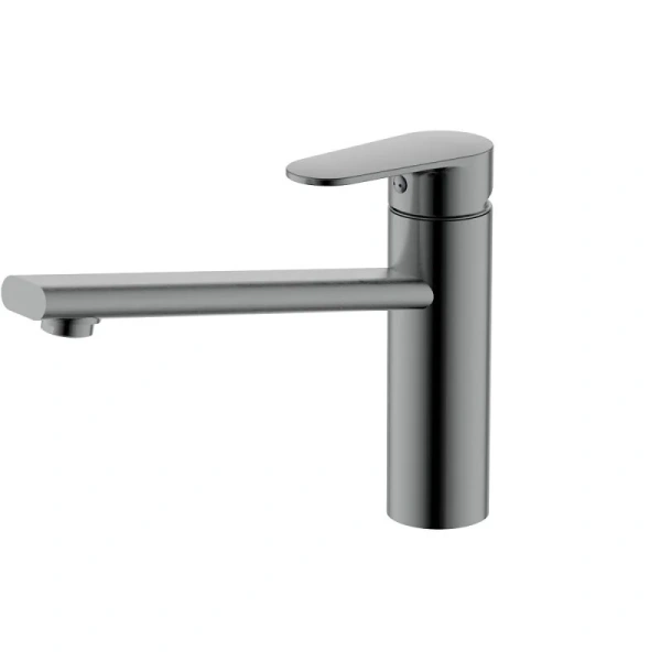 Смеситель для кухни Акватек Ника оружейная сталь AQ1880BGM