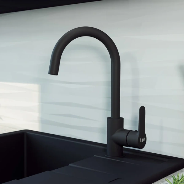 Смеситель для кухни IDDIS Cuba черный CU5BLJ0i05