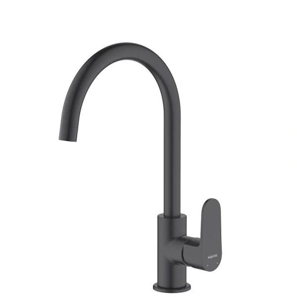 Смеситель для кухни Акватек Оберон черный AQ1282MB