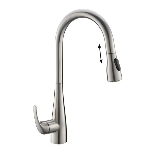 Смеситель для кухни BelBagno из нержавеющей стали BB-LAM28-IN