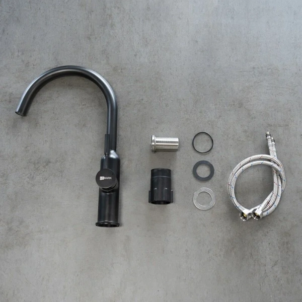 Смеситель для кухни Lemark Expert черный LM5079BL