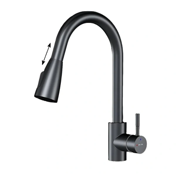 Смеситель для кухни Am.Pm X-Joy S черный матовый F85B07522