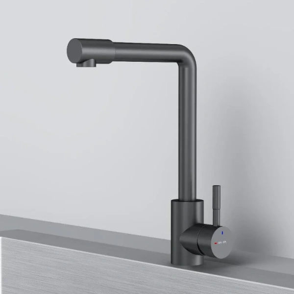 Смеситель для кухни Am.Pm X-Joy S черный матовый F85B05022