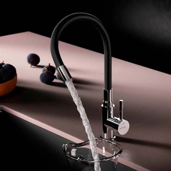 Смеситель для кухни Am.Pm X-Joy S хром/черный F85B07602