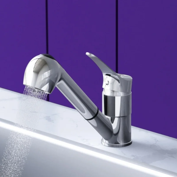 Смеситель для кухни Dorff Ultra с вытяжным изливом D5000000