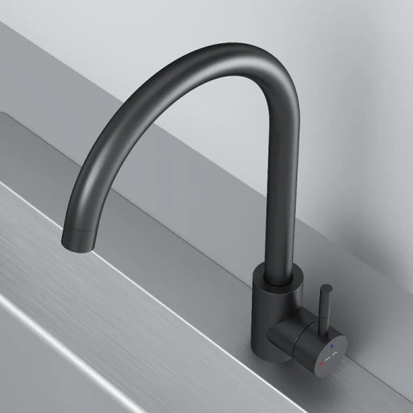 Смеситель для кухни Am.Pm X-Joy S черный матовый F85B07122