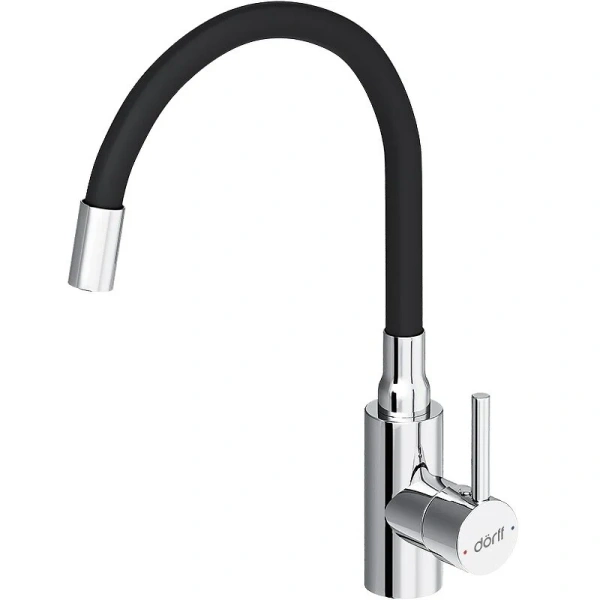 Смеситель для кухни Dorff Logic D30076 с гибким изливом