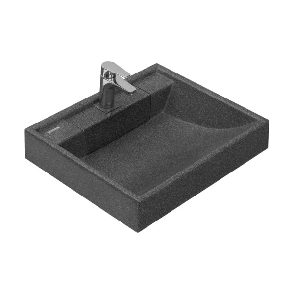 Раковина над стиральной машиной Акватон Рейн 60 см графит 1A72103KRW210 Hanex