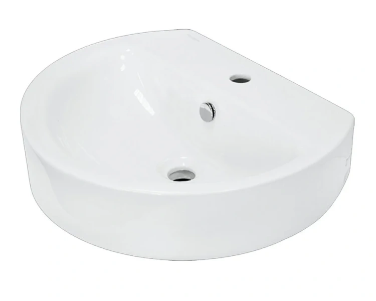 Раковина Sanita Luxe Best 55 см белая WB.PD/Best/55-C/WHT.G/S1 Hanex