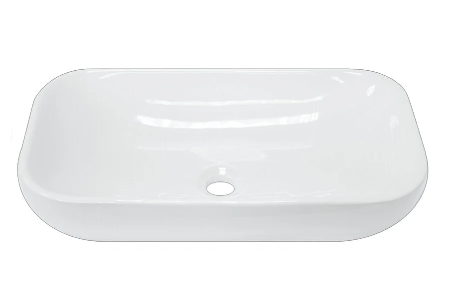 Раковина Sanita Luxe Infinity 60 см прямоугольная WB.CT/Infinity/60-N/WHT.G/S1 Hanex