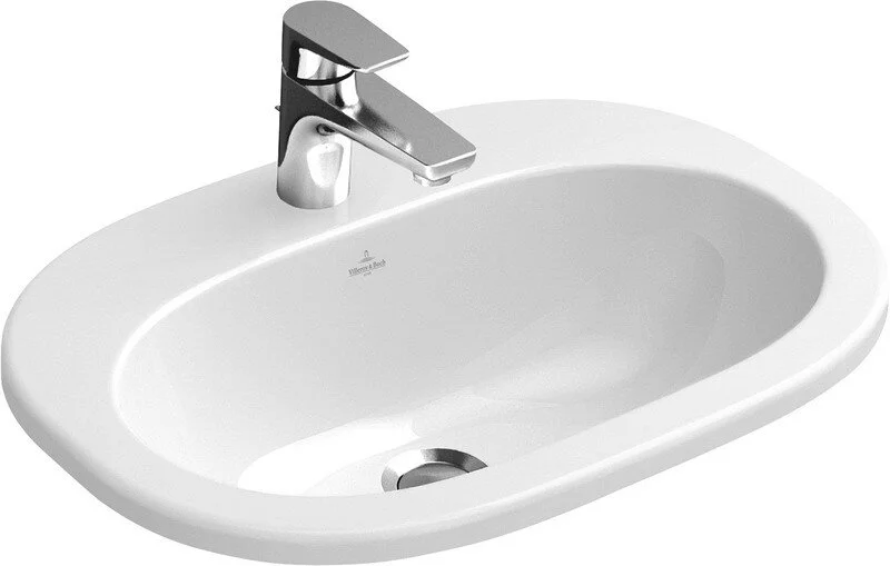 Раковина Villeroy & Boch O.novo 56 см встраиваемая, без покрытия 41615601 Hanex