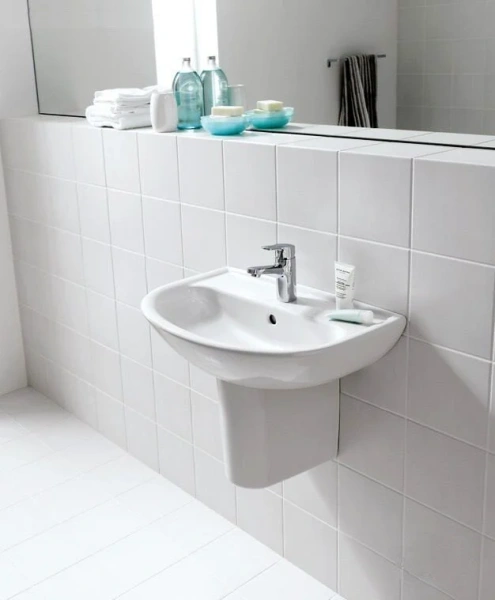 Раковина Laufen Pro 65 см подвесная, с 1 отверстием для смесителя 8.1095.3.000.104.1 Hanex