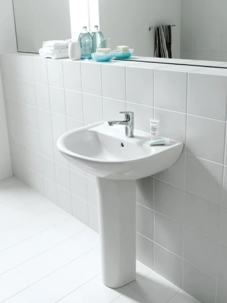 Раковина Laufen Pro 65 см подвесная, с 1 отверстием для смесителя 8.1095.3.000.104.1 Hanex