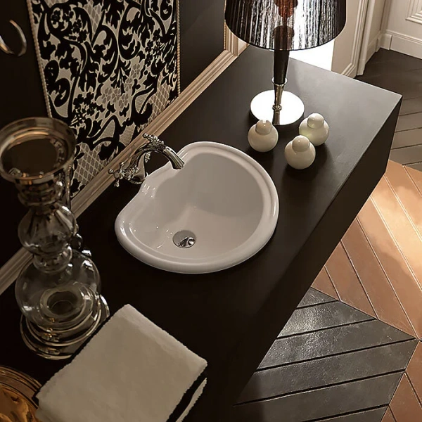 Раковина Kerasan Retro 50 см встраиваемая 103101bi*0 Hanex