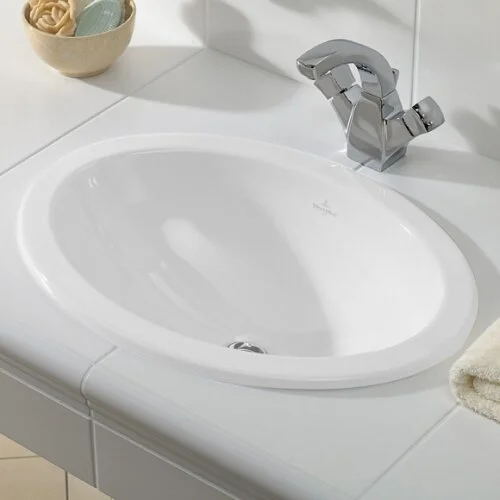 Раковина Villeroy & Boch Loop & Friends 57 см альпийский белый, без покрытия CeramicPlus 61552001 Hanex