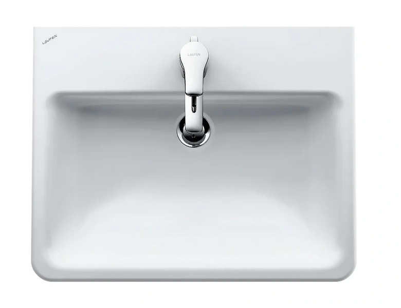 Раковина Laufen Pro S 56 см с 1 отверстием для смесителя, с отверстием перелива 8.1896.3.000.104.1 Hanex