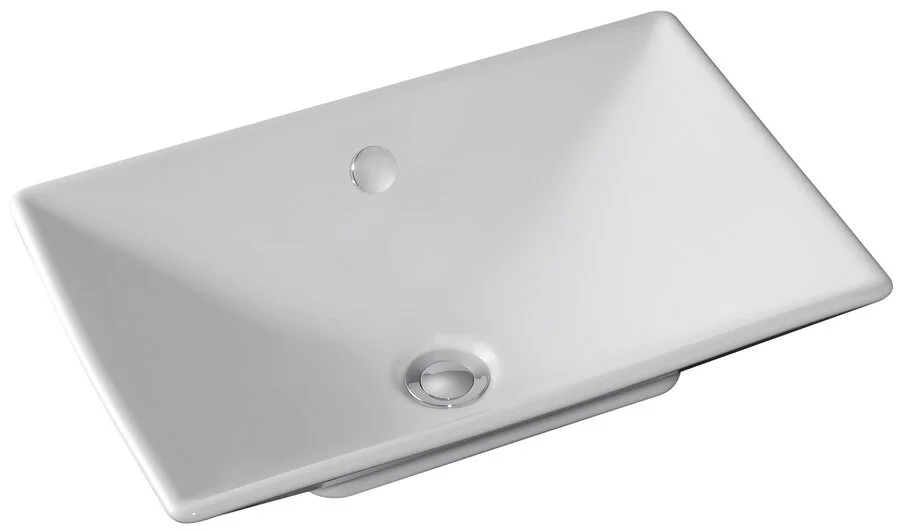 Раковина Jacob Delafon Reve 55 см без отверстия для смесителя, с переливным отверстием E4819-00 Hanex