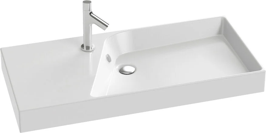 Раковина Jacob Delafon Rythmik 100 см белая EXN112-00 Hanex