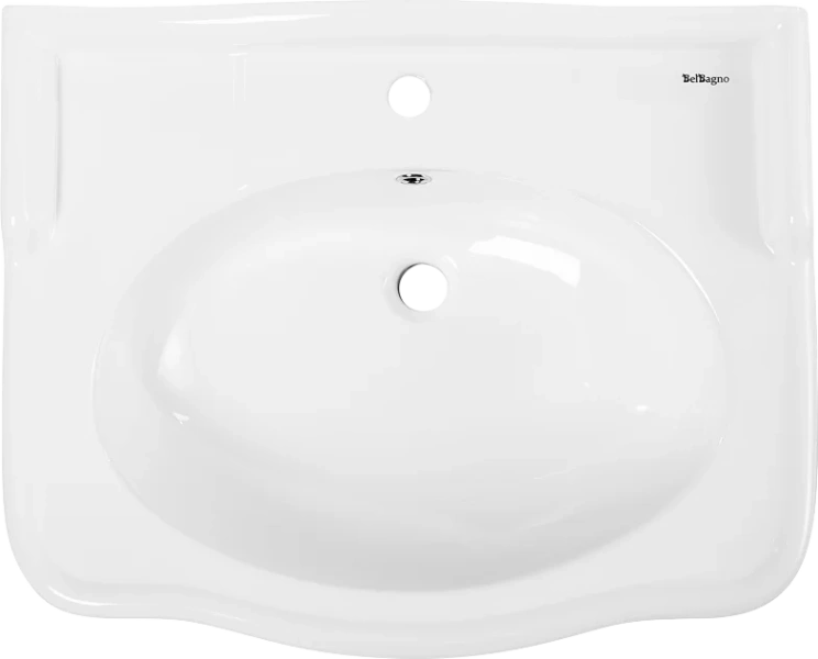 Раковина BelBagno Boheme 70 см с белая BB115L Hanex