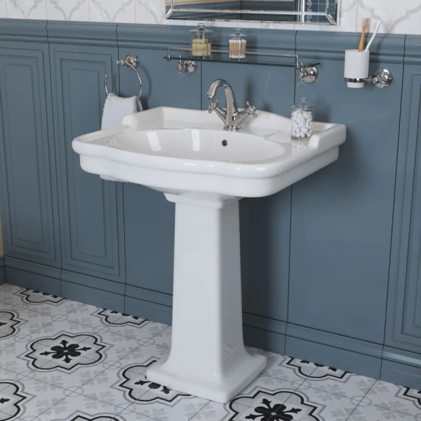 Раковина BelBagno Boheme 70 см с белая BB115L Hanex