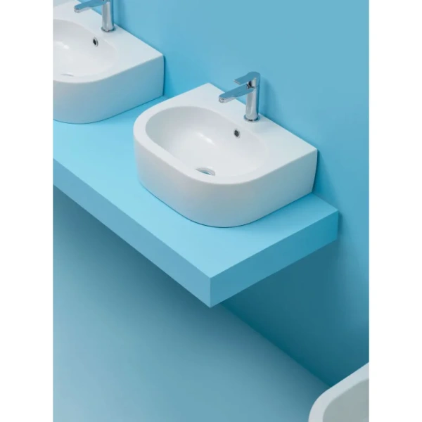 Раковина с одним отверстием под смеситель, Kerasan Flo 3141bi*1 314101*1 Hanex