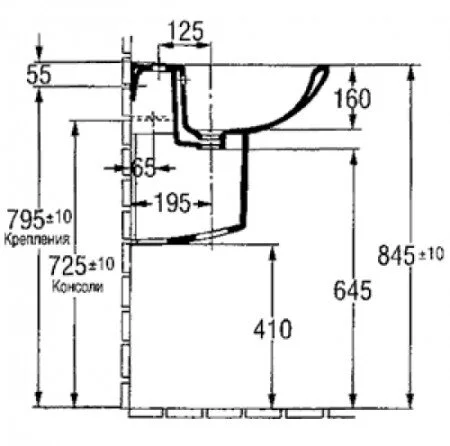 Раковина Jacob Delafon Patio Е1998G Hanex