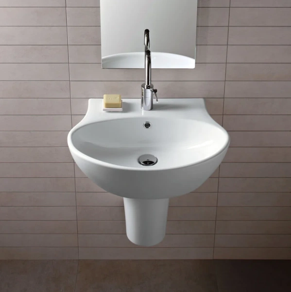 Раковина подвесная Hatria Nido Y0TT01 55х45 см Hanex