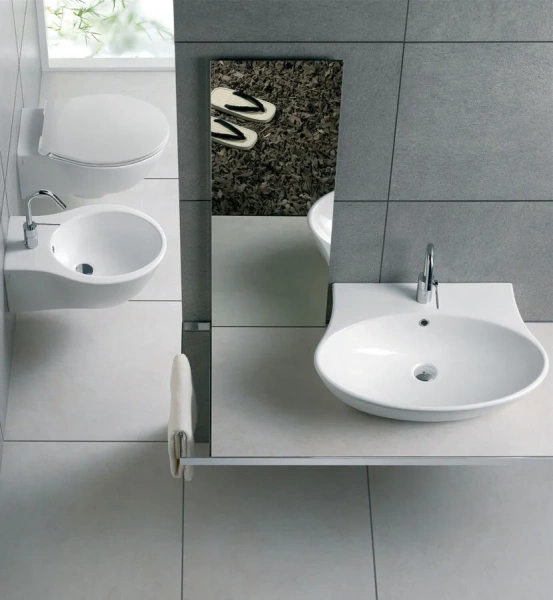 Раковина подвесная Hatria Nido Y0TT01 55х45 см Hanex